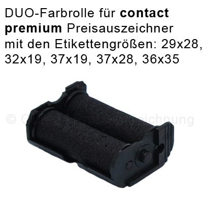 Doppel-Farbrolle für contact